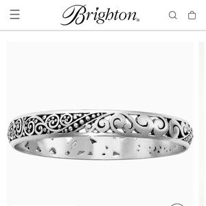 Brighton Love Affair Silver Bangle